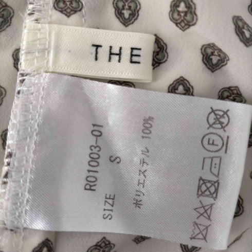 アイロン THE IRON アイロン THE IRON イエナ取り扱い 20SS PRINTED WRAP ラップパンツ ワイド イージー 総柄 S オフホワイト /DF ■OS レディース レディース JPN:S