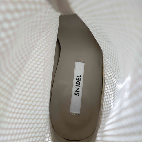 スナイデル snidel 23SS メッシュブーツ ショートブーツ チャンキーヒール レディース 22.5