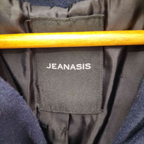 ジーナシス JEANASIS ウールノーカラーフードコート レディース FREE