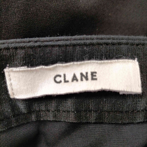 クラネ CLANE リングベルトフレアスカート ロング アシンメトリー コットン 1 黒 ブラック /DO ■OS ■SH レディース レディース JPN:1