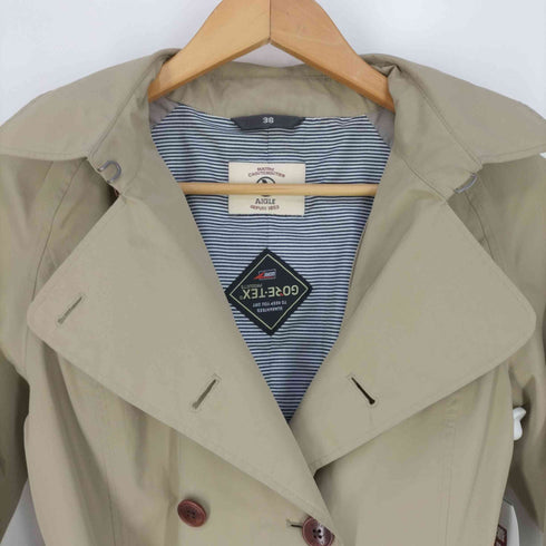 エーグル AIGLE GARDEN NY ガーデンニューヨーク GORE-TEX トレンチコート レディース FR:36