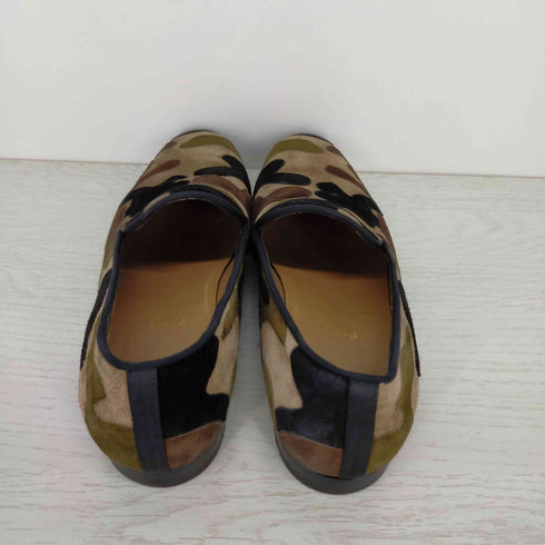 クリスチャンルブタン CHRISTIAN LOUBOUTIN スリッポン シューズ カモフラ柄 スエード メンズ 40 25cm