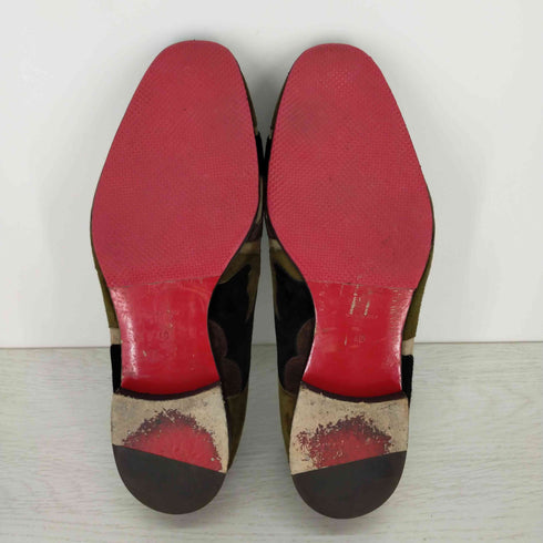 クリスチャンルブタン CHRISTIAN LOUBOUTIN スリッポン シューズ カモフラ柄 スエード メンズ 40 25cm