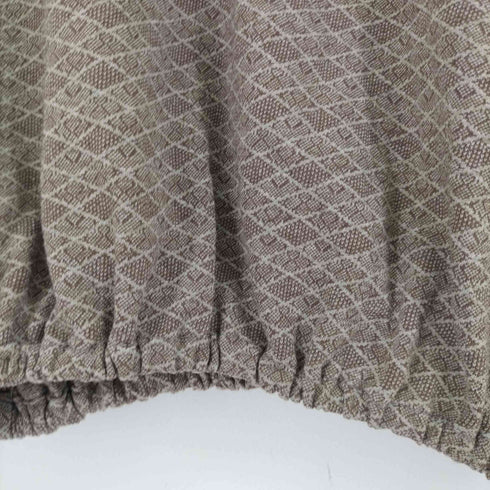 ロバートストック ROBERT STOCK クロップド総柄 L/S ポロシャツ レディース import:L