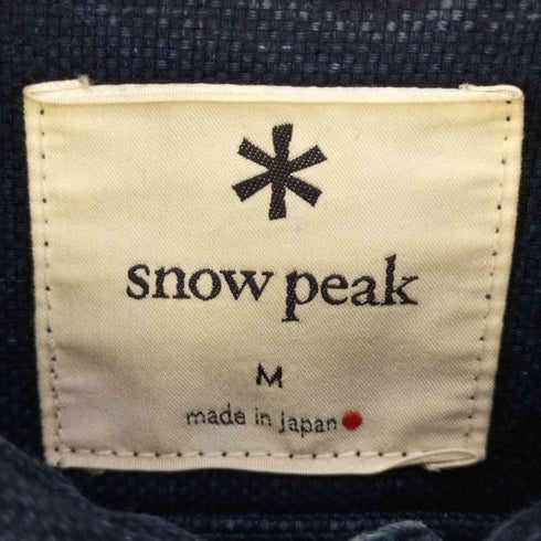 スノーピーク Snow Peak OKAYAMA OX WORK SHIRT インディゴ デニムワークシャツ メンズ JPN:M