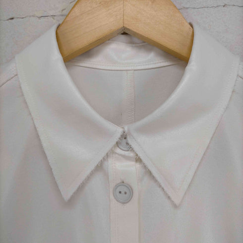 アイレネ IRENE 21SS Georgette Shirt シャツ ミニ 半袖 38 ホワイト 白 レディース JPN:38