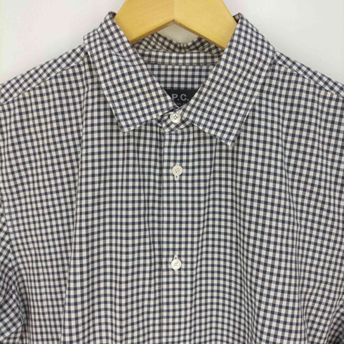 アーペーセー A.P.C. ギンガムチェックシャツ メンズ import:S