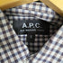 アーペーセー A.P.C. ギンガムチェックシャツ メンズ import:S