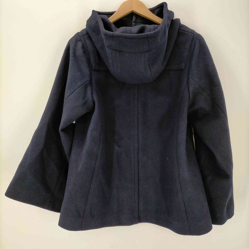 グリーン green グリーン green フーディショートコート アウター ワイドスリーブ 比翼ボタン 1 紺 ネイビー /ES ■OS レディース レディース JPN:1