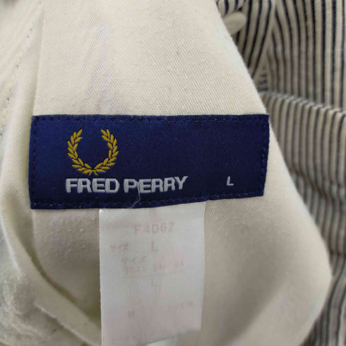 フレッドペリー FRED PERRY コットンボーダーショーツ メンズ JPN:L