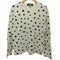 ブラックコムデギャルソン BLACK COMME des GARCONS AD2016 復刻 ドット柄 ロングスリーブクルーネックTシャツ メンズ JPN:M
