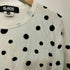 ブラックコムデギャルソン BLACK COMME des GARCONS AD2016 復刻 ドット柄 ロングスリーブクルーネックTシャツ メンズ JPN:M