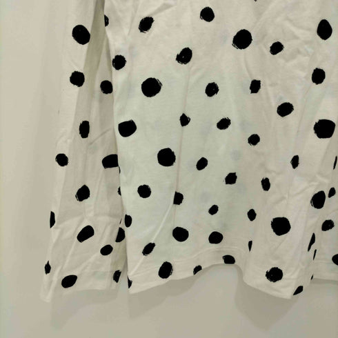 ブラックコムデギャルソン BLACK COMME des GARCONS AD2016 復刻 ドット柄 ロングスリーブクルーネックTシャツ メンズ JPN:M
