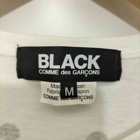 ブラックコムデギャルソン BLACK COMME des GARCONS AD2016 復刻 ドット柄 ロングスリーブクルーネックTシャツ メンズ JPN:M