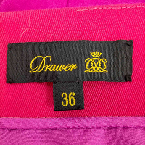 ドゥロワー Drawer ドゥロワー Drawer 台形スカート セミフレア フランネル 36 ピンク /AA ■OS レディース レディース JPN:36
