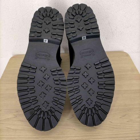 ダブルエイチ WH vibramソール ボアブーツ ショート 8 26-26.5cm 黒 ブラック メンズ 8