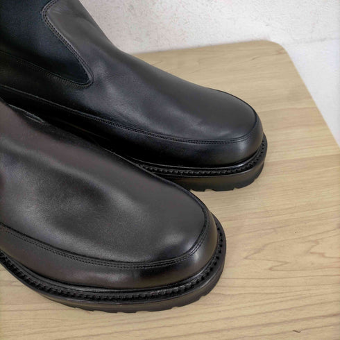 ダブルエイチ WH vibramソール ボアブーツ ショート 8 26-26.5cm 黒 ブラック メンズ 8