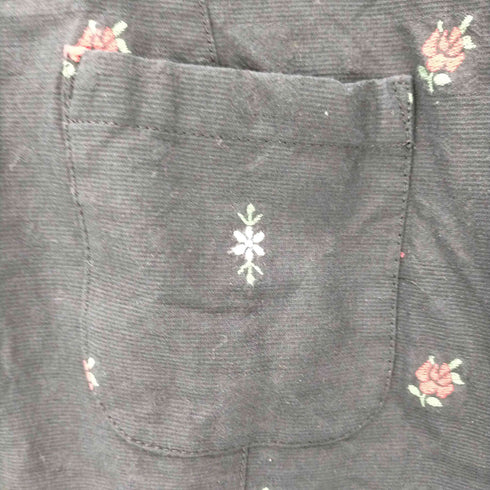 ケイタマルヤマ KEITA MARUYAMA KEITA MARUYAMA フラワー刺繍ジャケット 薄手 長袖 ステンカラー ウール混 1 黒 ブラック 赤 レッド 白 ホワイト /DO ■OS ■SH レディース レディース JPN:1