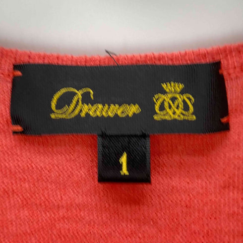 ドゥロワー Drawer ドゥロワー Drawer 18G ノースリーブクルーネックニット カットソー プルオーバー シルクカシミヤ混 1 赤 レッド /HS ■OS レディース レディース JPN:1