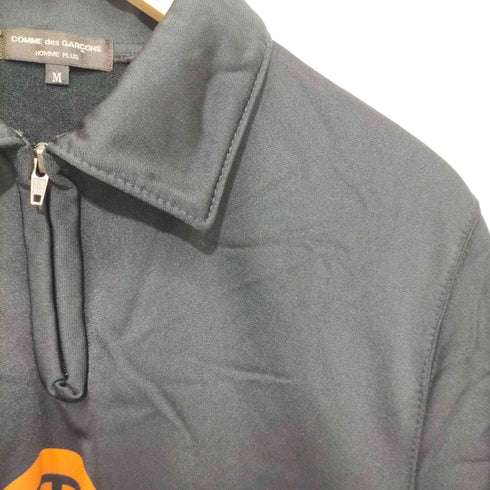 コムデギャルソンオムプリュス COMME des GARCONS HOMME PLUS 2005AW ロゴプリント ハーフジップ ロングスリーブシャツ メンズ JPN:M