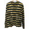 ブラックコムデギャルソン BLACK COMME des GARCONS 2014AW タイダイ染め ボーダーロングスリーブクルーネックTシャツ メンズ JPN:L