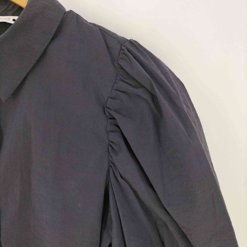 ザラ ZARA ボリューム パフスリーブ シャツワンピース レディース import:S