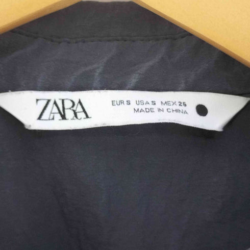 ザラ ZARA ボリューム パフスリーブ シャツワンピース レディース import:S