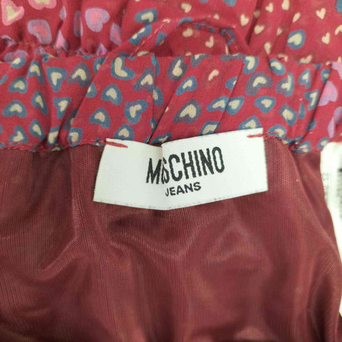 モスキーノ MOSCHINO シルク 花柄 シアースカート レディース US 8