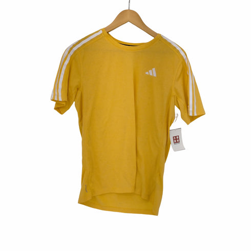 アディダス adidas オウン ザ ラン スリーストライプス 半袖Tシャツ メンズ JPN:L