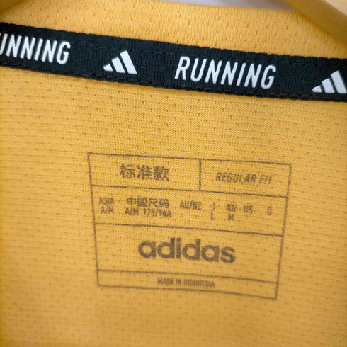 アディダス adidas オウン ザ ラン スリーストライプス 半袖Tシャツ メンズ JPN:L