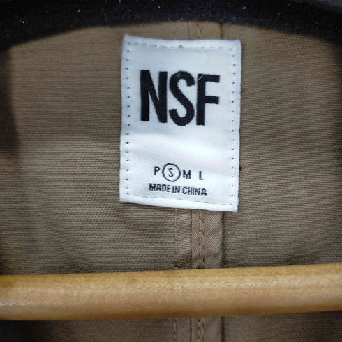 エヌエスエフ NSF 18SS トレンチコート スプリングコート ダブル リボンベルト付き レディース import:S