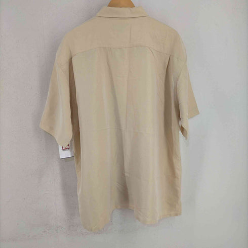 クラフトアンドバロー Croft&Barrow ヘリンボーン S/S シャツ メンズ import:XL