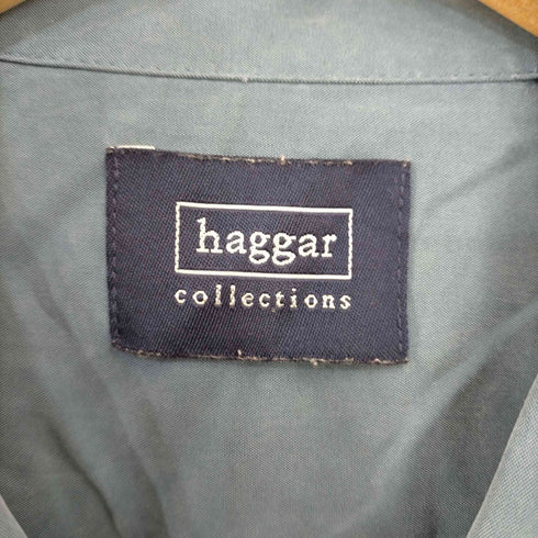 ハガークロージング HAGGAR レーヨンポリ S/S シャツ メンズ import:XL