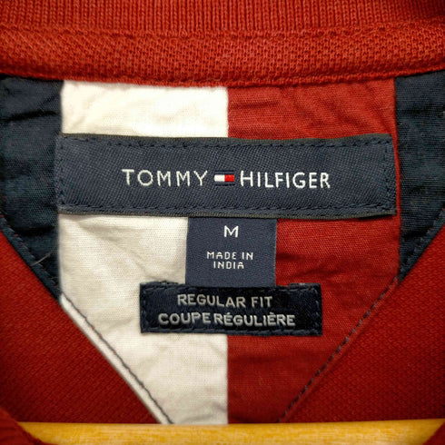 トミーヒルフィガー TOMMY HILFIGER フロント刺繍ポロシャツ メンズ JPN:M
