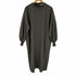 クラネ CLANE 19AW クルーネック スリット オーバーサイズ ワンピース レディース JPN:S