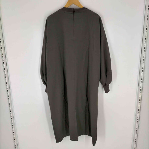 クラネ CLANE 19AW クルーネック スリット オーバーサイズ ワンピース レディース JPN:S