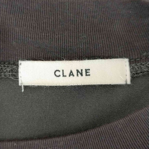 クラネ CLANE 19AW クルーネック スリット オーバーサイズ ワンピース レディース JPN:S