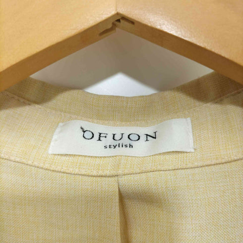 オフオン OFUON ノースリーブスキッパーシャツ レディース JPN:38