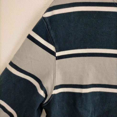 ザラ ZARA 花刺繍ボーダーカットソー メンズ JPN:S
