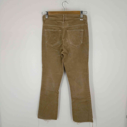 マザー mother INSIDER CROP STEP FRAY コーデュロイ パンツ ジップフライ カットオフ レディース 25