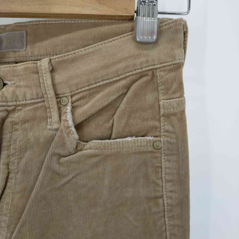 マザー mother INSIDER CROP STEP FRAY コーデュロイ パンツ ジップフライ カットオフ レディース 25