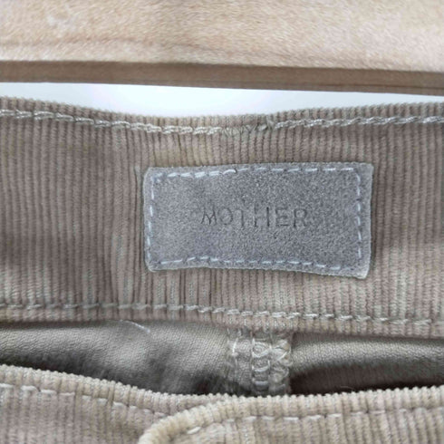 マザー mother INSIDER CROP STEP FRAY コーデュロイ パンツ ジップフライ カットオフ レディース 25