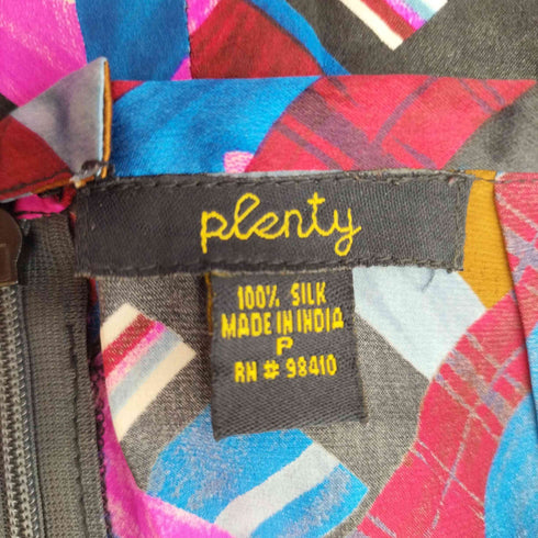 プレンティ PLENTY 総柄 シルクスカート レディース