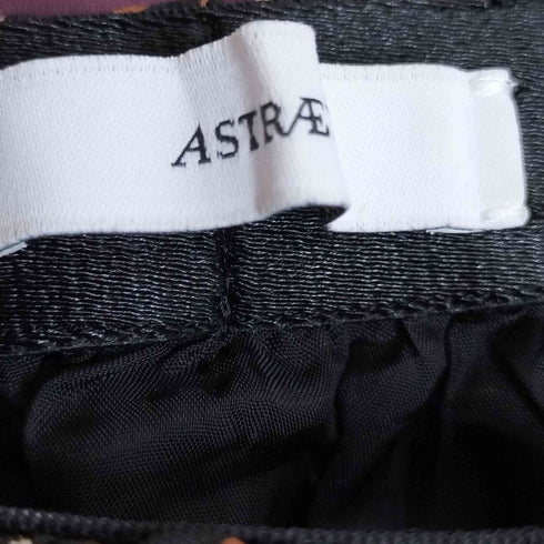 アストラット ASTRAET チェックプリント マキシ丈 プリーツスカート レディース JPN:0