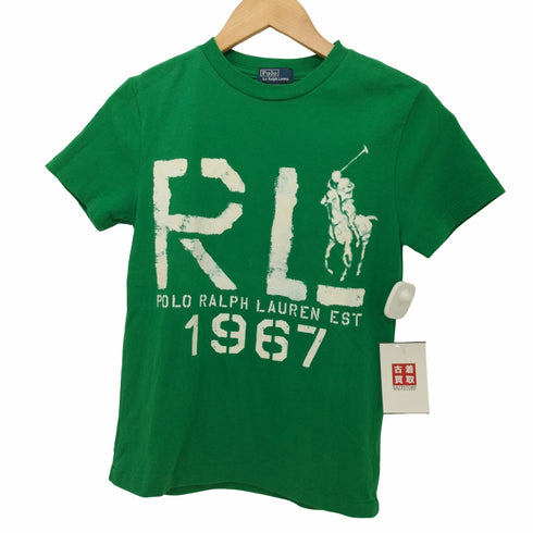 ポロバイラルフローレン Polo by RALPH LAUREN 前面プリント ショートスリーブ Tシャツ レディース UK:8