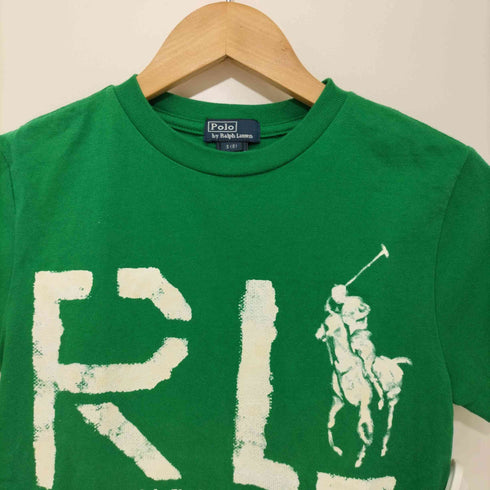 ポロバイラルフローレン Polo by RALPH LAUREN 前面プリント ショートスリーブ Tシャツ レディース UK:8