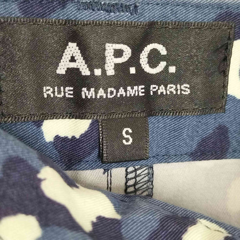 アーペーセー A.P.C. レオパード柄 タイトミニスカート レディース S