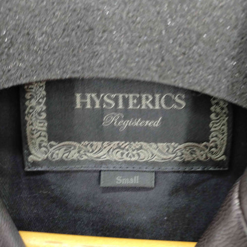 ヒステリックス HYSTERICS 17SS ゴートレザー スタッズ ダブルライダースジャケット レザージャケット ジップアップ アウター レディース import:S