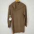 フォクシーニューヨーク FOXEY NEW YORK COLLECTION Knit Tops ロングニット セーター 長袖 チュニック丈 オフタートル カシミア混 レディース 40