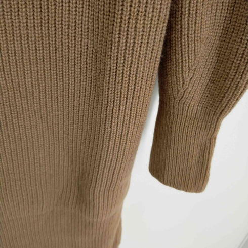 フォクシーニューヨーク FOXEY NEW YORK COLLECTION Knit Tops ロングニット セーター 長袖 チュニック丈 オフタートル カシミア混 レディース 40